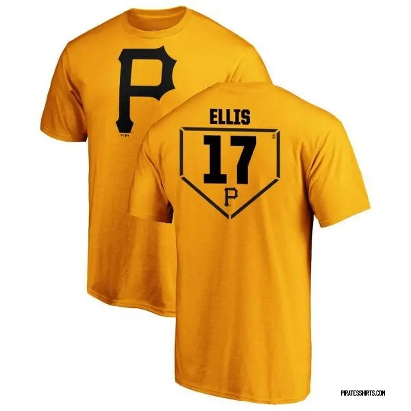 Dock Ellis Pittsburgh Pirates Men's Gold RBI T-Shirt 