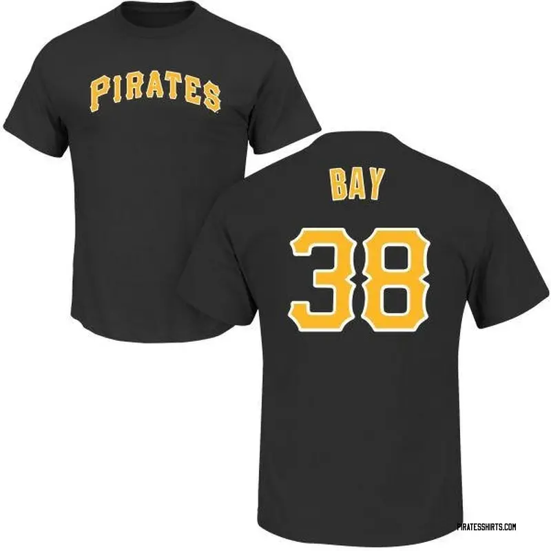 Jason Bay Pittsburgh Pirates Men's Black Roster Name & Number T