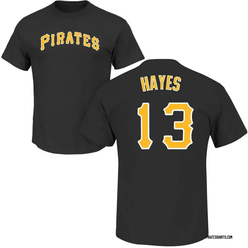 Ke'Bryan Hayes Pittsburgh Pirates Men's Black Roster Name & Number T-Shirt 